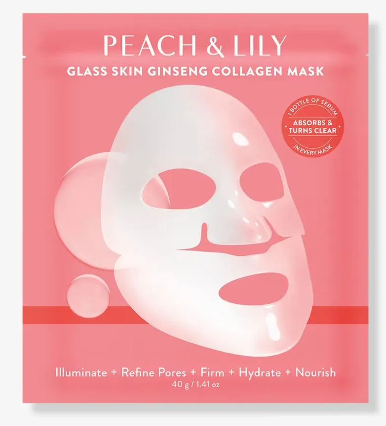 Peach and Lily collagen masks