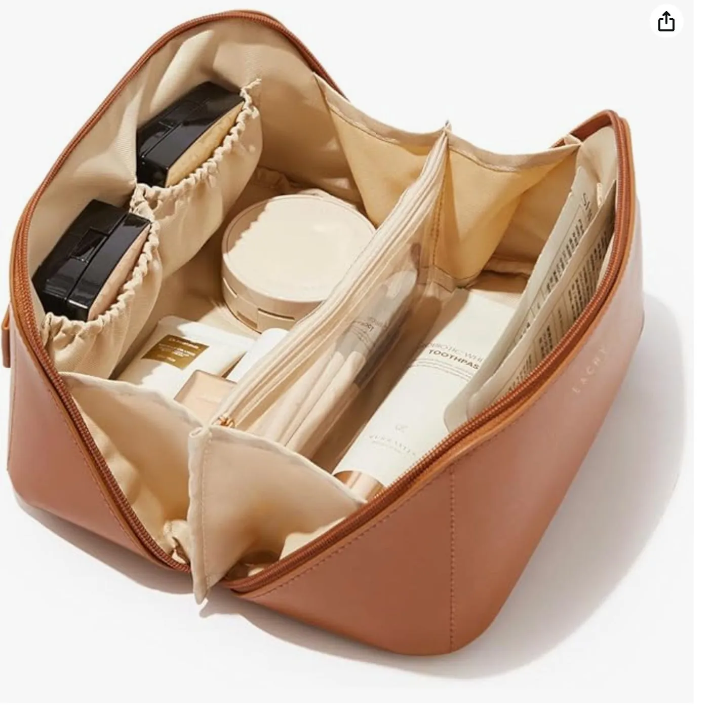 Travel makeup bag