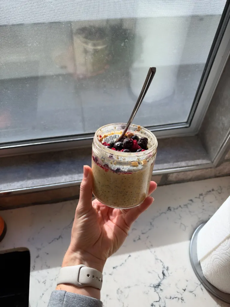 High Protein High Fiber Overnight Oats